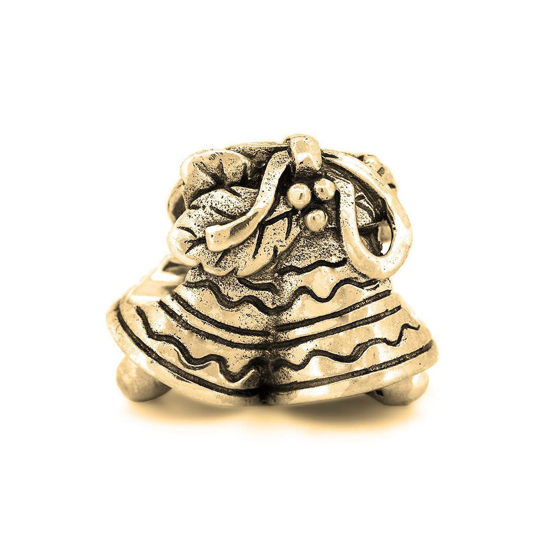 Black Raven Beads Christmas Bells Brass bronze brass Charm by The Alternative Bead. Your official Black Raven Beads Retailer from Germany