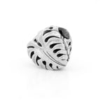 Black Raven Beads Monstera Deliciosa silver sterling-silver Charm by The Alternative Bead. Your official Black Raven Beads Retailer from Germany