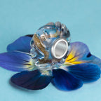 Elfbeads Forget-Me-Not Gold Sprinkles Roll blue; silver glass Bead by The Alternative Bead. Your official Elfbeads Retailer from Germany