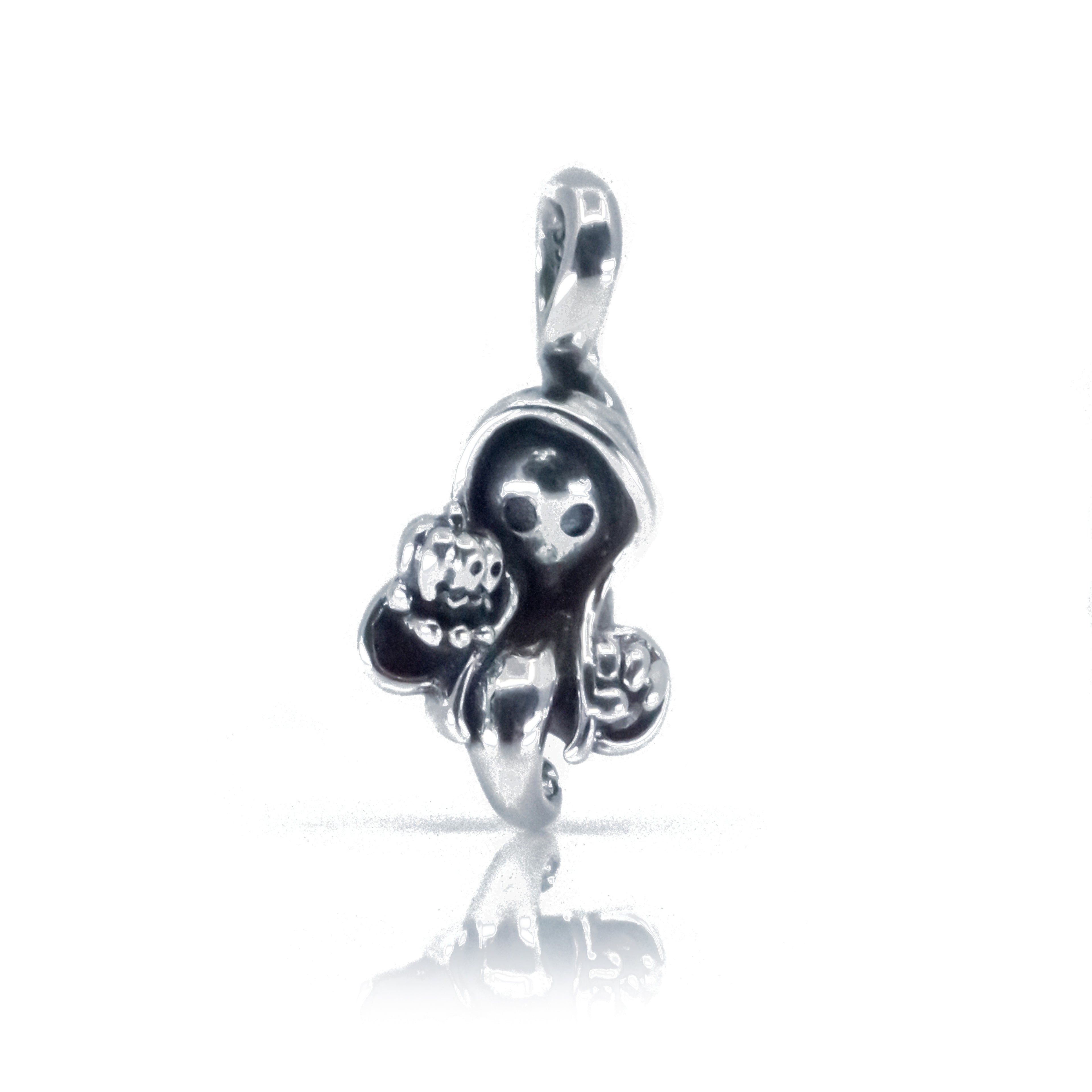 Aurora Charm Spooky the Ghost silver sterling-silver Dangle by The Alternative Bead. Your official Aurora Charm Retailer from Germany