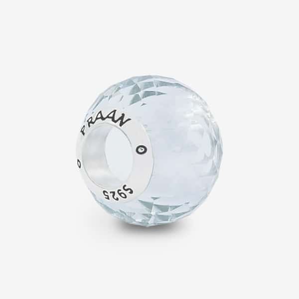 Praan Icy Crystal Charm blue crystal Bead by The Alternative Bead. Your official Praan Retailer from Germany
