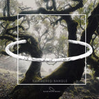 Black Raven Beads Bangle Hammered silver sterling-silver Bangle by The Alternative Bead. Your official Black Raven Beads Retailer from Germany