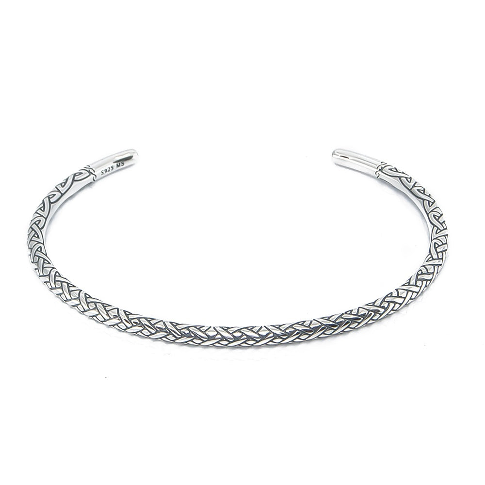 Aurora Charm Celtic Bangle Bracelet silver sterling-silver Bangle by The Alternative Bead. Your official Aurora Charm Retailer from Germany