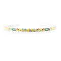 Aurora Charm Enamel Hawaiian Bangle Bracelet - Limited Edition silver; floral; yellow sterling-silver; enamel Bangle by The Alternative Bead. Your official Aurora Charm Retailer from Germany