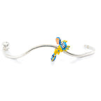 Aurora Charm Loco Amigo Mexican Spirit Animal silver; yellow; blue sterling-silver; enamel Bead by The Alternative Bead. Your official Aurora Charm Retailer from Germany