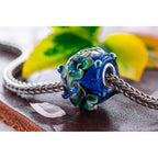 VIP-CHARMS Ocean Bloom Bead blue; green glass Bead by The Alternative Bead. Your official VIP-CHARMS Retailer from Germany