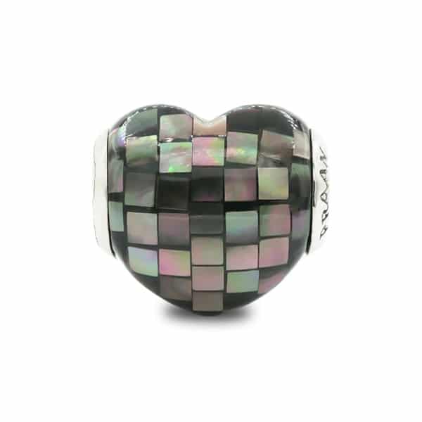 Praan Black Love Haliotis black mother-of-pearl Bead by The Alternative Bead. Your official Praan Retailer from Germany