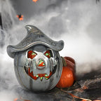 Ogerbeads Mr. Pumpkin DARK Edition – Glass Bead Excluded silver and gray sterling-silver Bead by The Alternative Bead. Your official Ogerbeads Retailer from Germany