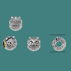 VIP-CHARMS Cheshire Cat Bead silver sterling-silver Bead by The Alternative Bead. Your official VIP-CHARMS Retailer from Germany