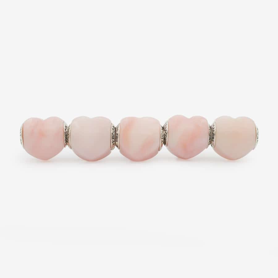 Praan Pink Opal Heart pink natural-stone Bead by The Alternative Bead. Your official Praan Retailer from Germany