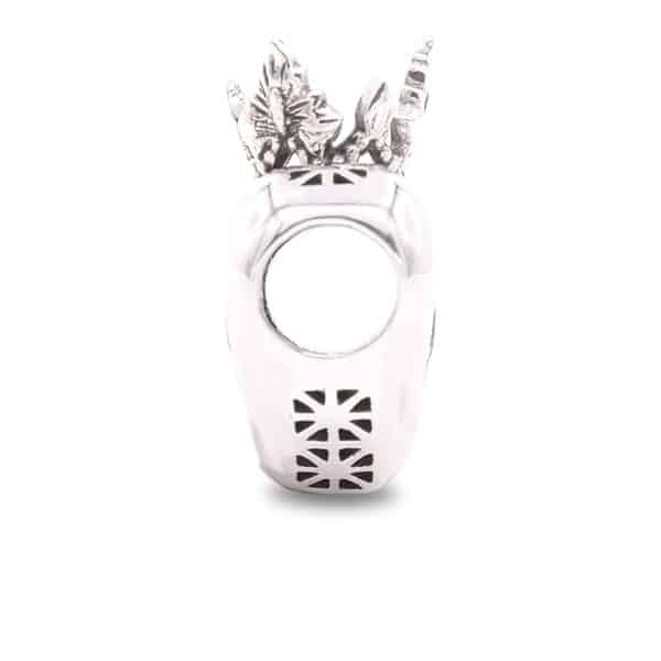 Praan Pink Queen Heart Charm silver sterling-silver Bead by The Alternative Bead. Your official Praan Retailer from Germany