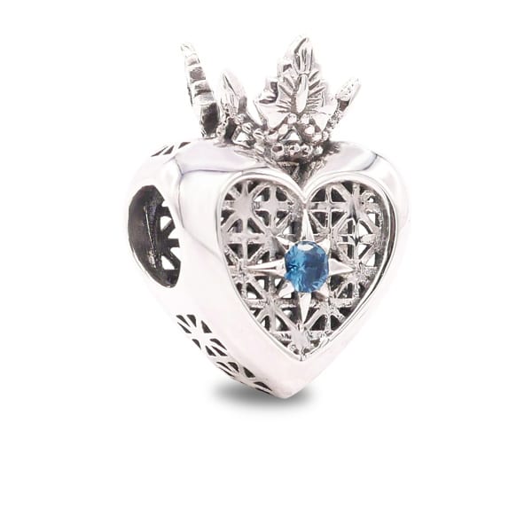 Praan Queen Heart silver sterling-silver Bead by The Alternative Bead. Your official Praan Retailer from Germany