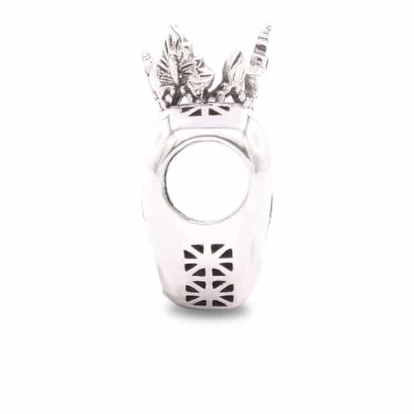 Praan Queen Heart silver sterling-silver Bead by The Alternative Bead. Your official Praan Retailer from Germany