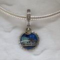 Disney x Pandora Minnie Mouse Disneyland Dangle Charm silver and blue and multicolor sterling-silver and enamel Dangle by The Alternative Bead. Your Jewelry Retailer from Germany