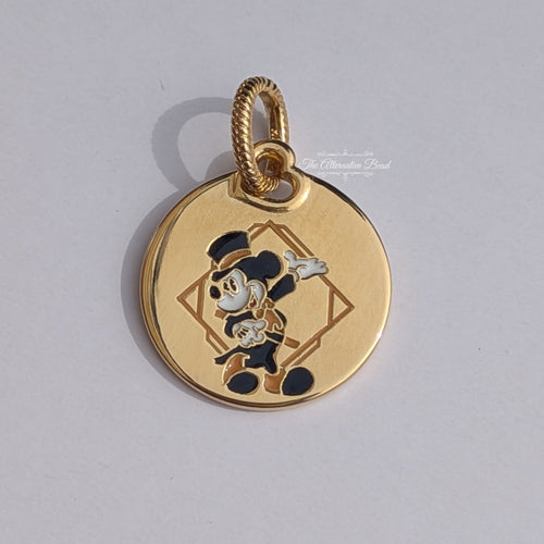 Disney x Pandora Mickey Mouse Studios Dangle Charm gold; multicolor sterling-silver; gold-plated Dangle by The Alternative Bead. Your Jewelry Retailer from Germany