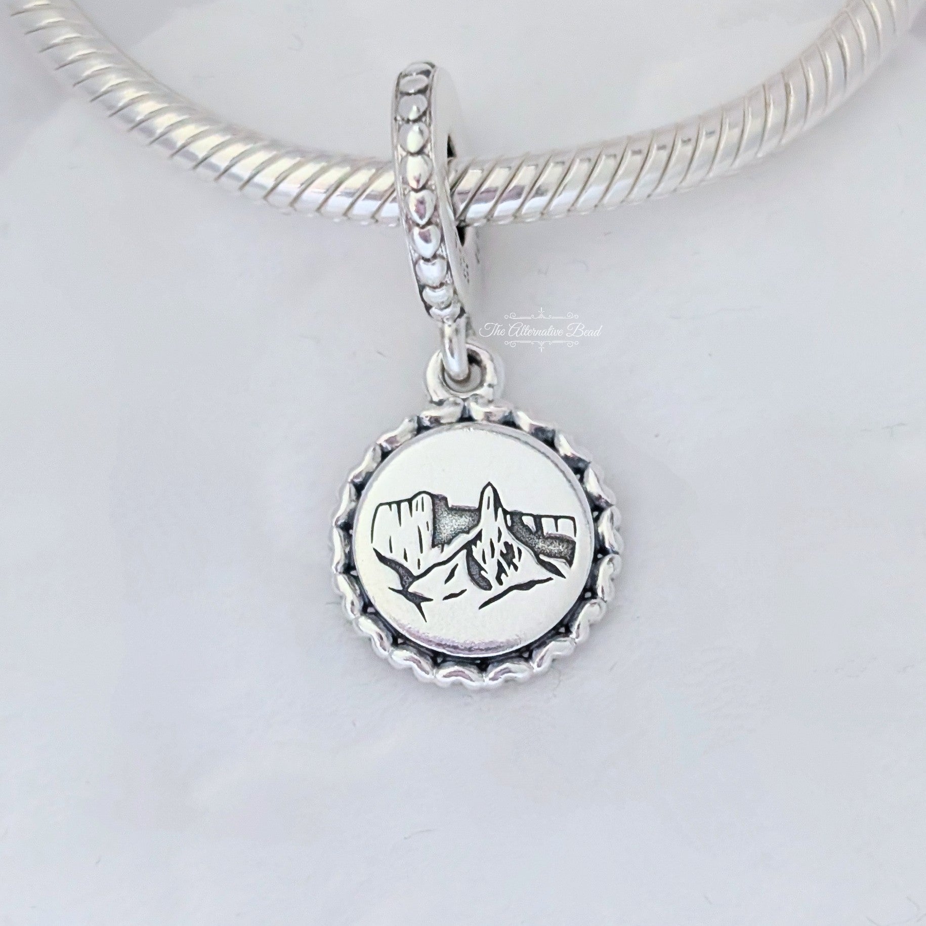 Pandora Tuwaiq Mountain Dangle silver sterling-silver and enamel Dangle by The Alternative Bead. Your Jewelry Retailer from Germany