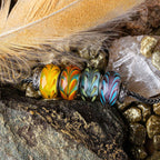 Elfbeads Phoenix Feather Sprout  glass Bead by The Alternative Bead. Your official Elfbeads Retailer from Germany