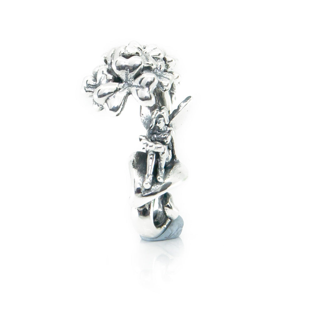 Aurora Charm Shamrocks Fairy silver sterling-silver Bead by The Alternative Bead. Your official Aurora Charm Retailer from Germany