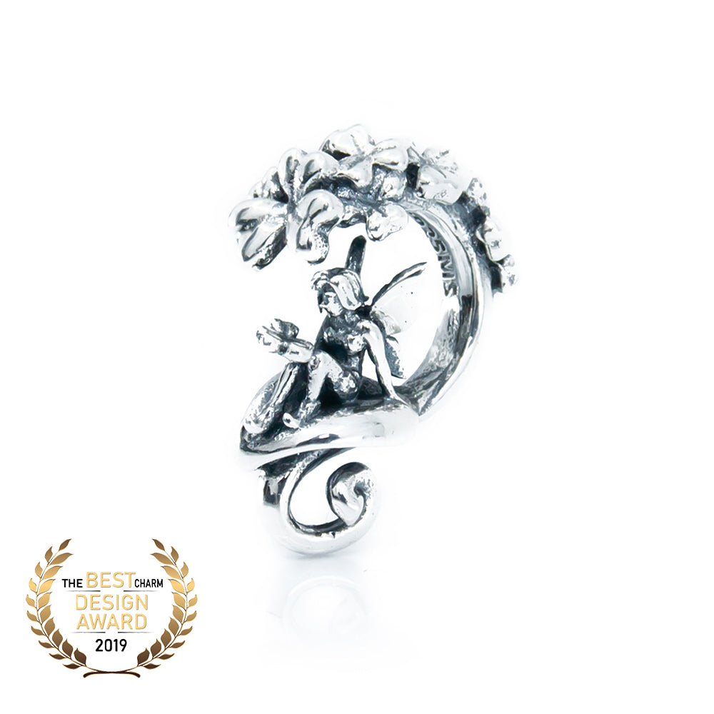 Aurora Charm Shamrocks Fairy silver sterling-silver Bead by The Alternative Bead. Your official Aurora Charm Retailer from Germany