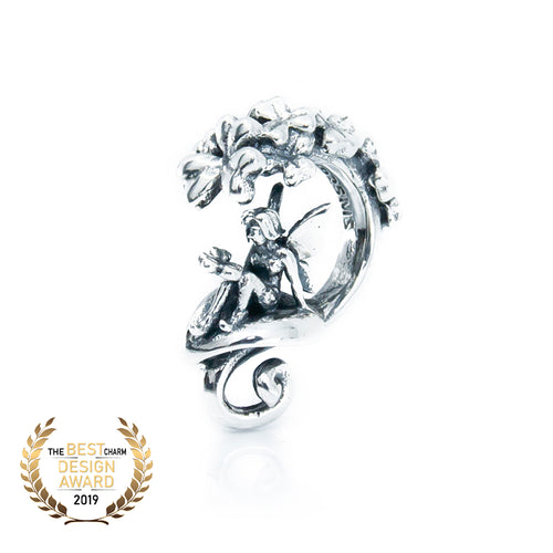 Aurora Charm Shamrocks Fairy silver sterling-silver Bead by The Alternative Bead. Your official Aurora Charm Retailer from Germany