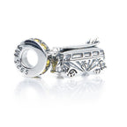 Aurora Charm Vintage Summer Van Yellow Crystals Dangle silver; yellow sterling-silver; crystal Dangle by The Alternative Bead. Your official Aurora Charm Retailer from Germany