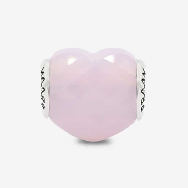 Praan Sunrise Crystal Heart silver sterling-silver Bead by The Alternative Bead. Your official Praan Retailer from Germany