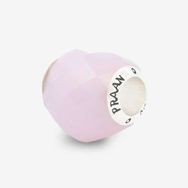 Praan Sunrise Crystal Heart silver sterling-silver Bead by The Alternative Bead. Your official Praan Retailer from Germany