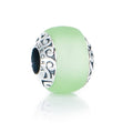 Aurora Charm Tahiti Island Green Sea Glass Bead silver; green sterling-silver; glass Bead by The Alternative Bead. Your official Aurora Charm Retailer from Germany