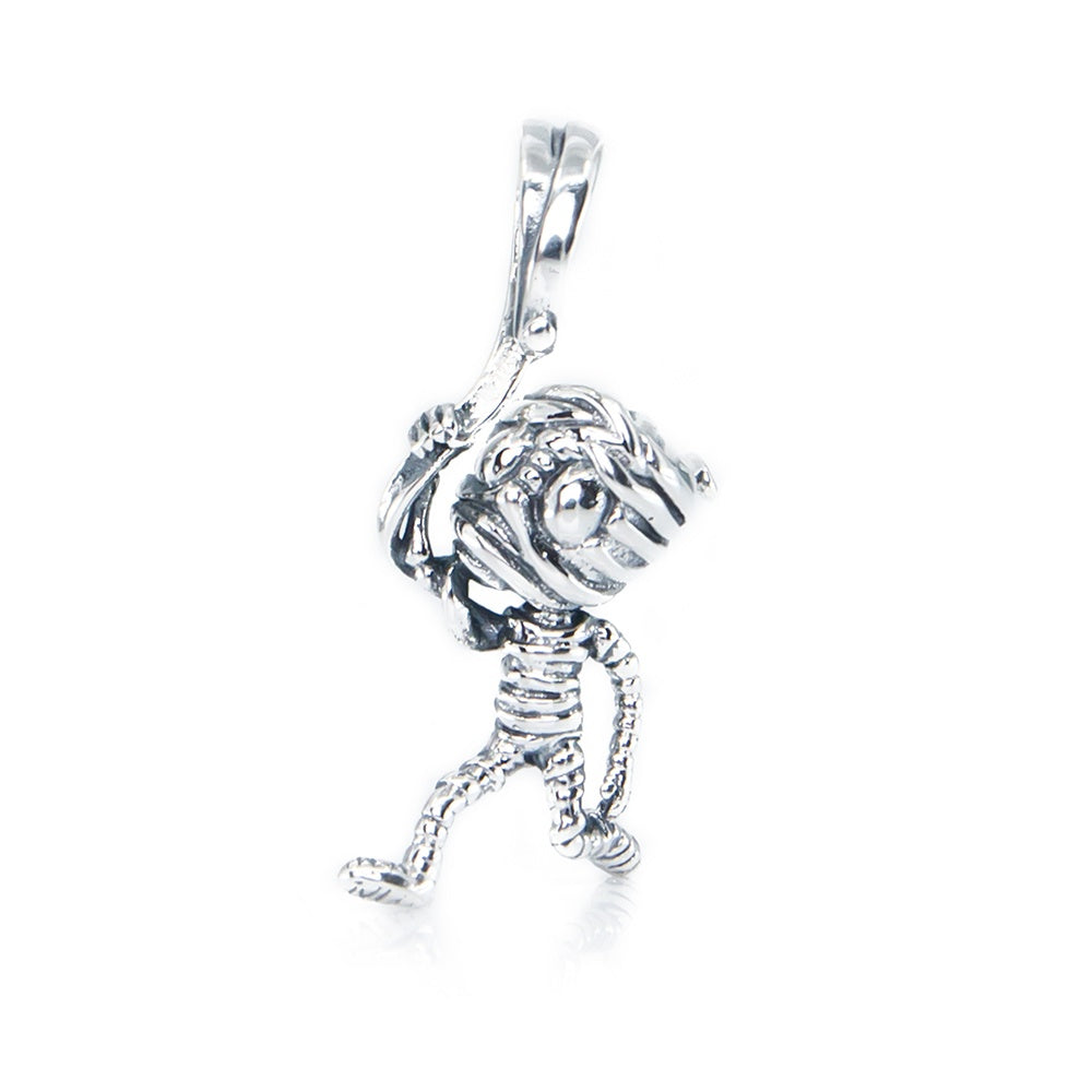 Aurora Charm Scrawnykhamun the Mummy silver sterling-silver Dangle by The Alternative Bead. Your official Aurora Charm Retailer from Germany
