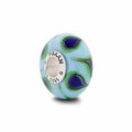 Praan Vintage Peacock Feather multicolor; blue; green; brown glass Bead by The Alternative Bead. Your official Praan Retailer from Germany